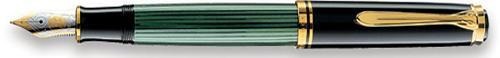 Pelikan Souveran M800 Green & Black fountain pen - stilografica
